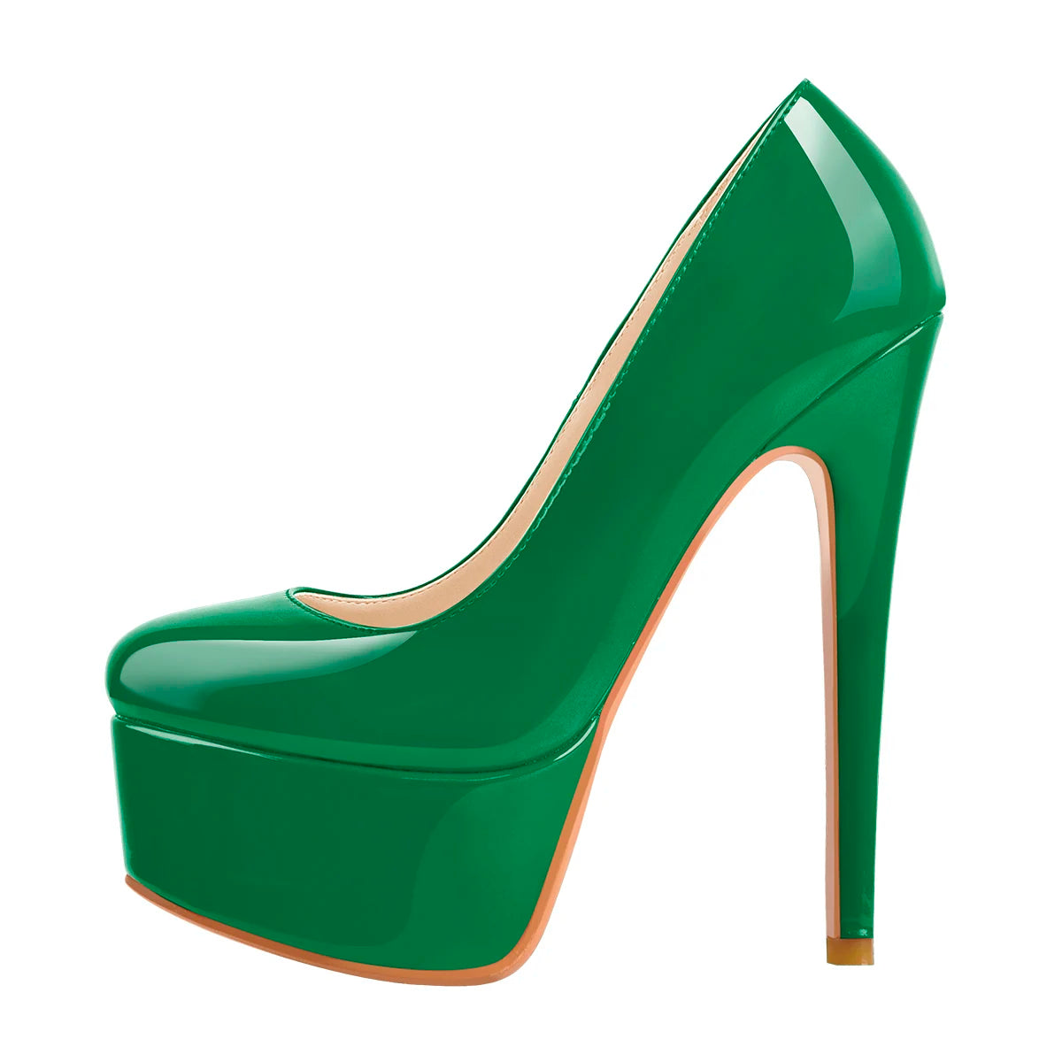 Women  Platform16CM Thin Heels Pumps Fashion Leopard Round Toe  Sexy Party Wedding Stiletto Plus Size Shoes