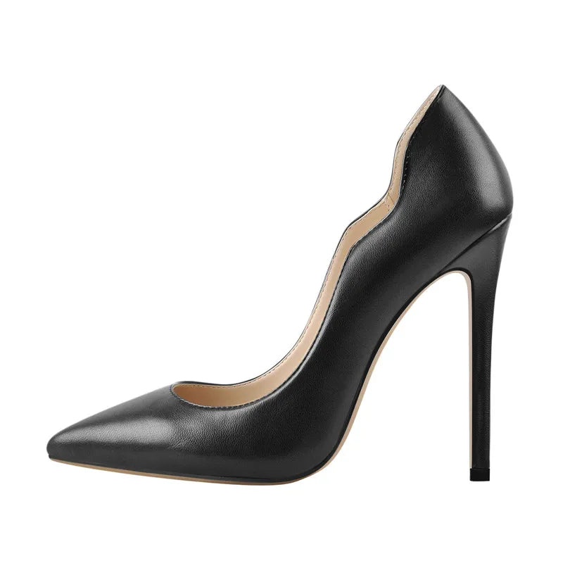 Women Pointed Toe 12CM Slip On Thin Heels Sexy Heeled Stiletto Gradient Colorful Wedding Dress Party  Fashion Pumps