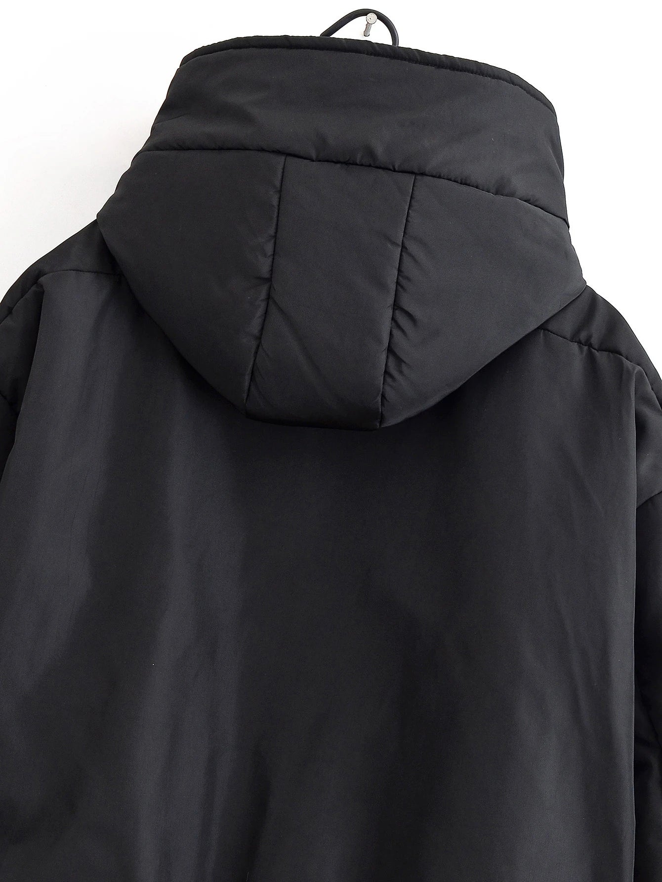 European and American style 2025 autumn and winter new women's clothing commuting versatile urban style hooded cotton jacket