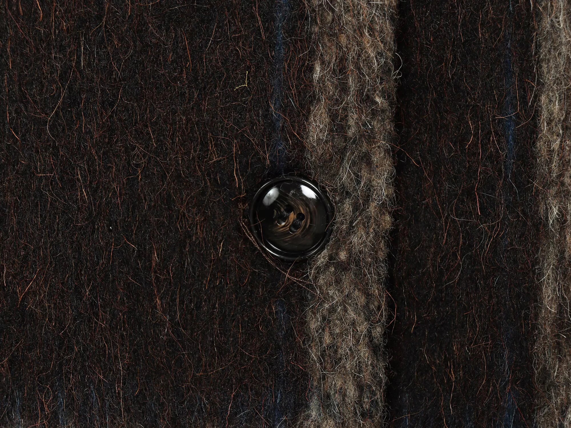 2025 Autumn New Product Women's Clothing High end Retro Lazy Style Pocket Hairy Plaid Jacket Jacket