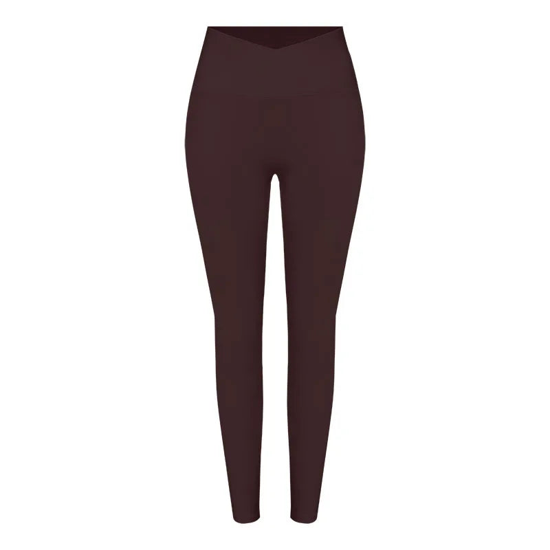 Women's Fake Two-Piece Sports Long Sleeve Halter Neck Pilates Yoga Shirt Slim Fit Fitness Sports Top Leggings Workout Tights