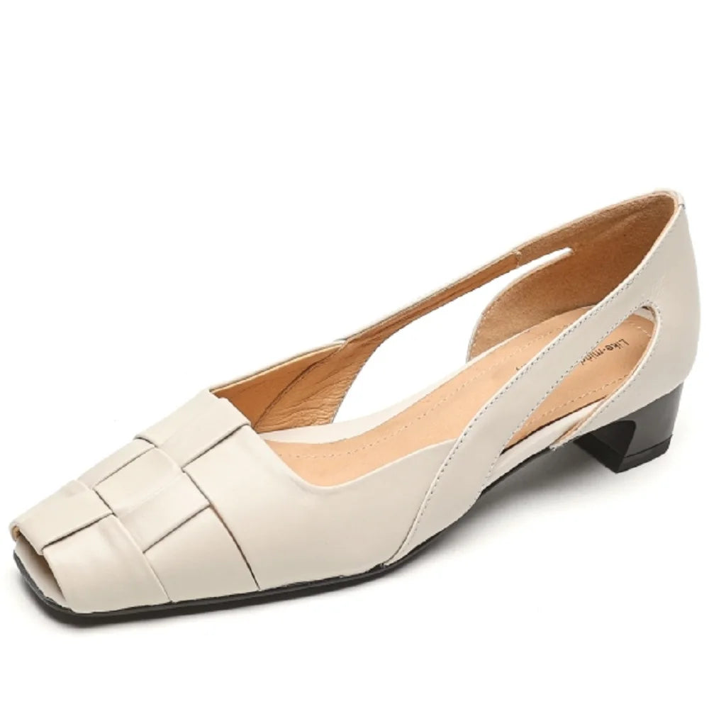 New Brand Genuine Leather Summer Sandals Pointed Toe Sandals Shoes for Women Handmade 33-42