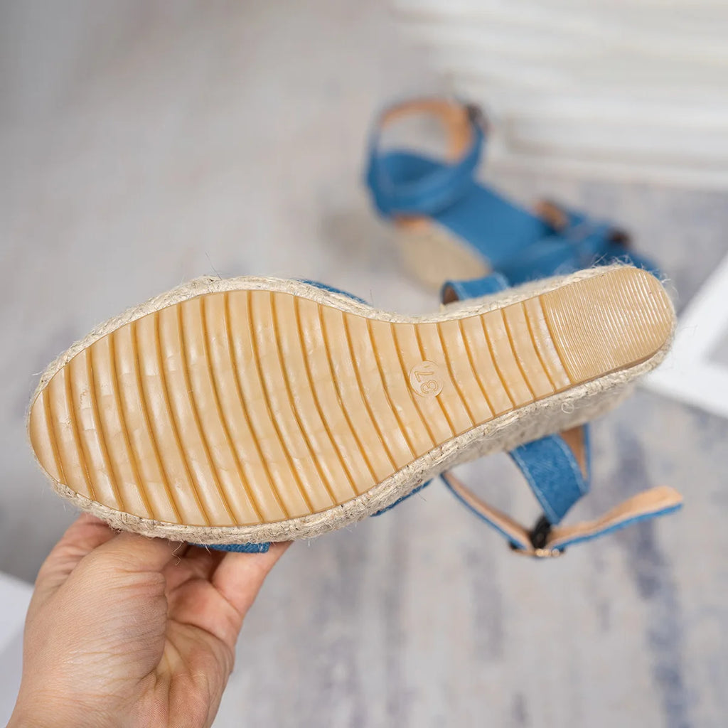 Plus Size 36-42 Shoes for Women 2026 Summer Fashion Women Platform Wedges Sandals