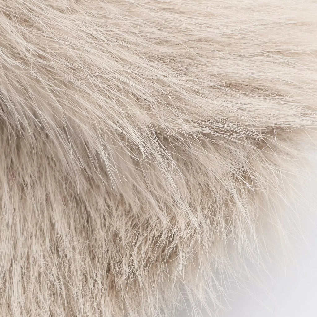 European and American style autumn new style loose double-sided double-sided wearing artificial fur effect coat jacket