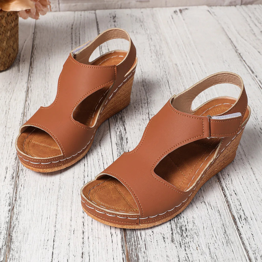 Women Sandals Plus Size 36-43 Shoes for Women Summer Platform Wedges Peep