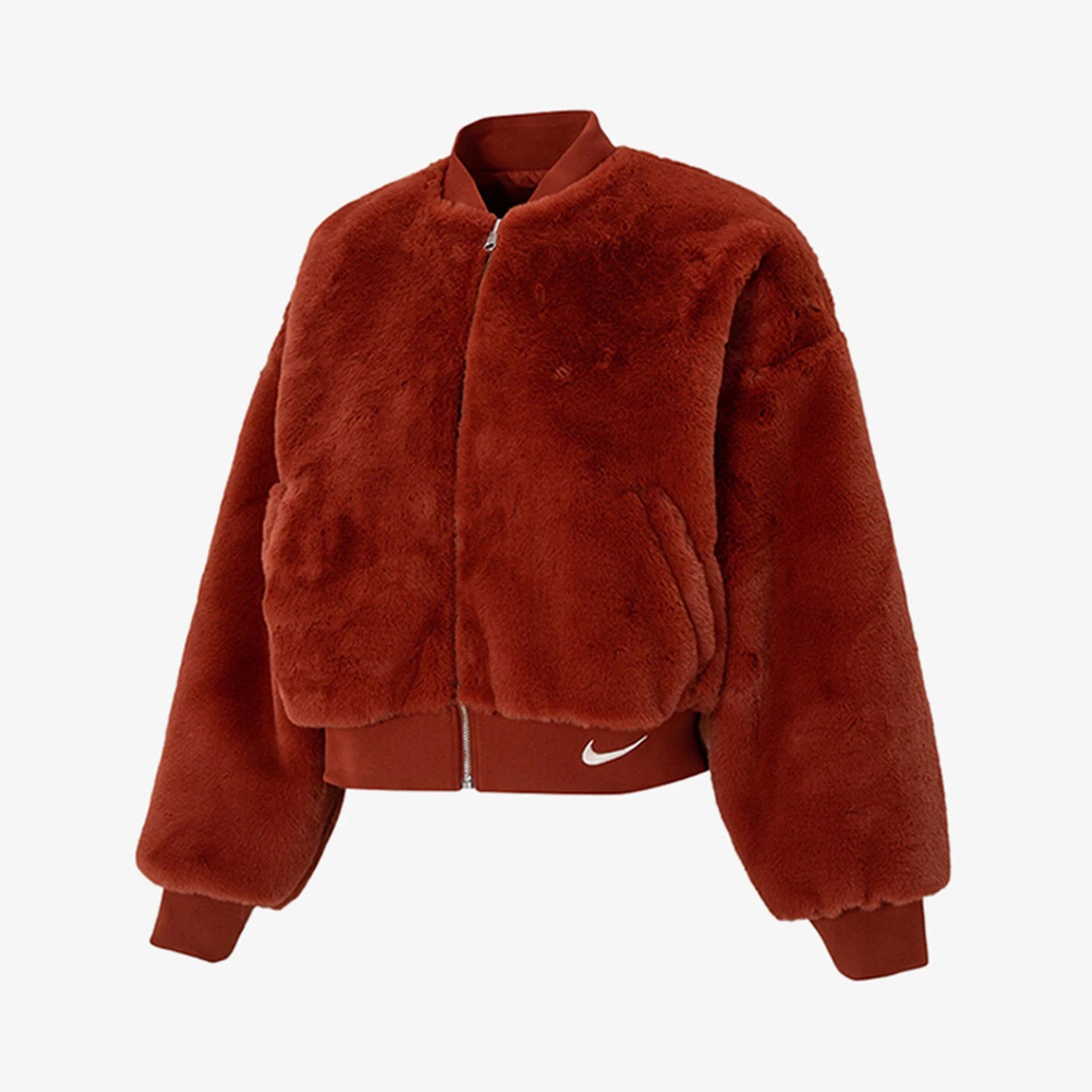 Nike Official Genuine New Women's Fashion Warm Double-Sided Casual Jacket FB8693-832