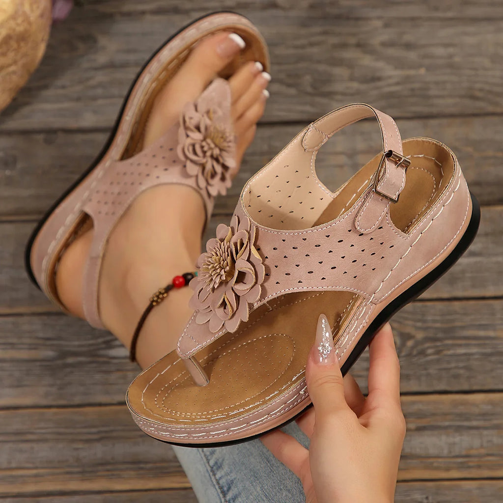 Summer Fashion Platform Wedges Buckle Strap Sandals Casual Beach