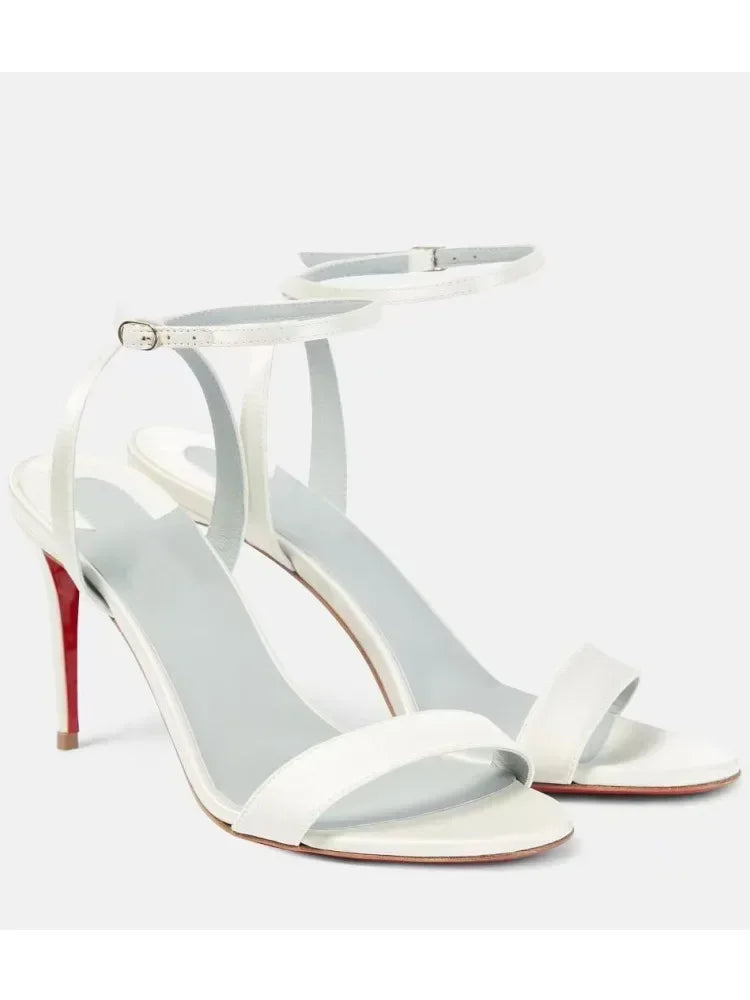 2026 European and American Summer New Women's Stiletto Sandals Fashionable and Sexy Party Banquet Fashion Show Large Sandals