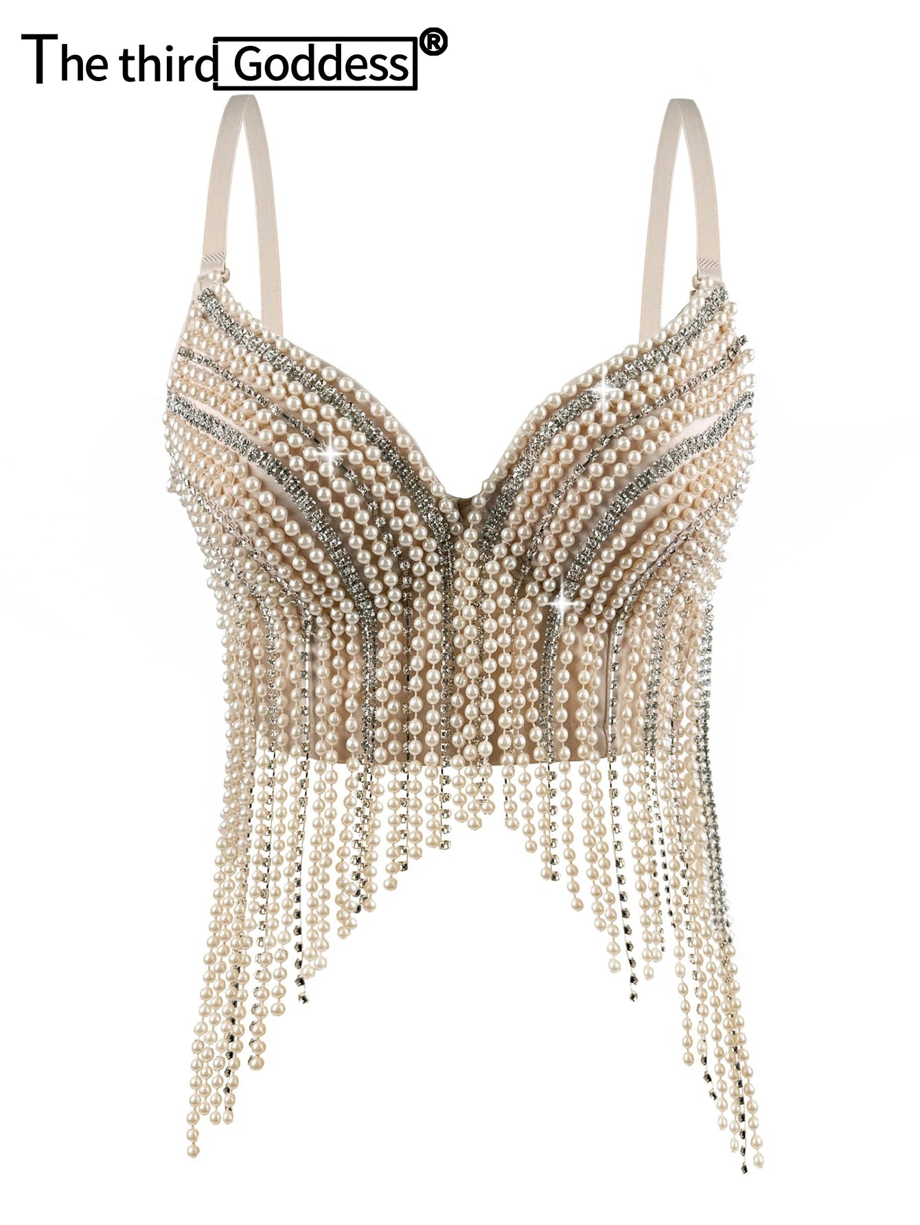 Sexy white rhinestone corset crop top women summer night club party tops woman halter tank top bra bustier hotwife street wear