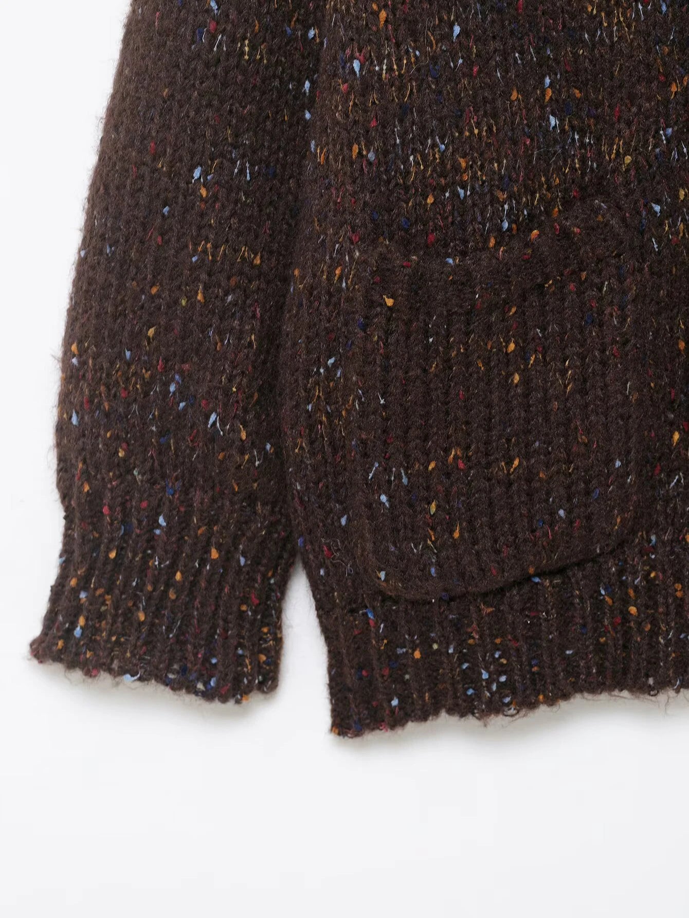 2025 Winter New Sweet and Lazy Style V-neck Long Sleeve Small Dot Knitted Loose cardigan Coat for Women