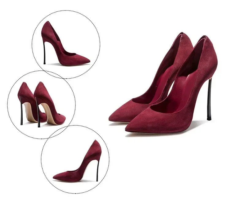 Luxury Designer Women Pumps Stiletto High Heel Sexy Fetish Party Zapatos De Tacon C-PU-1