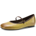 Hot Sales Ballet Flat Shoes For Women Handmade Genuine Leather Round Toe Loafers Female Comfort Leisure Walk Shoe