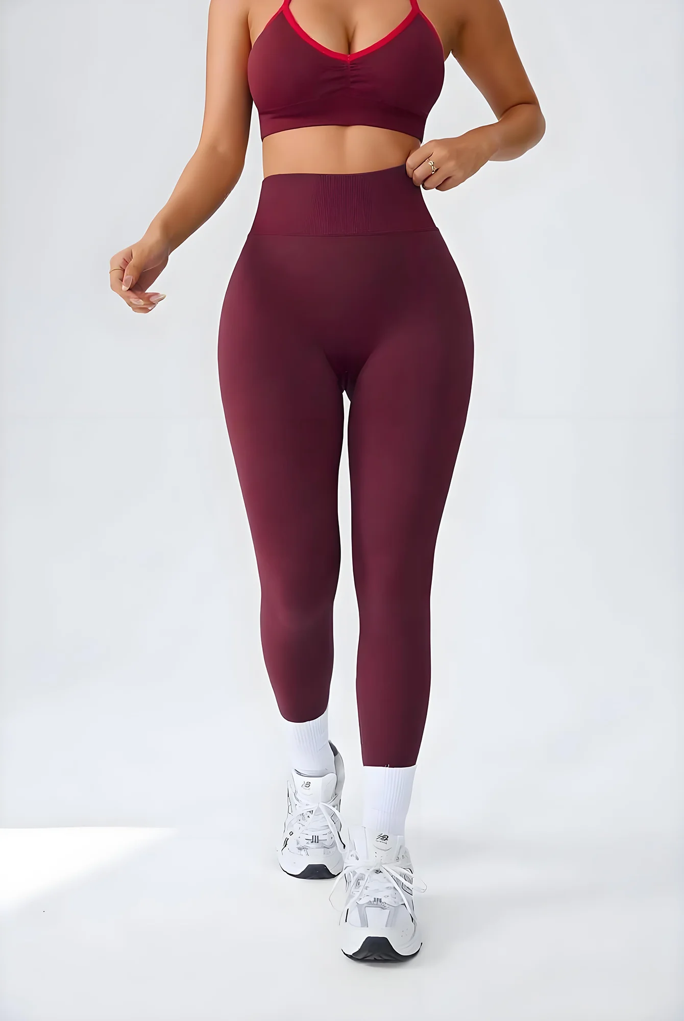 2 pcs/set Vest Yoga Legging Seamless Workout Outfit Squat-Proof Sportswear Woman Gym Yoga Clothes Women Tracksuit Activewear New