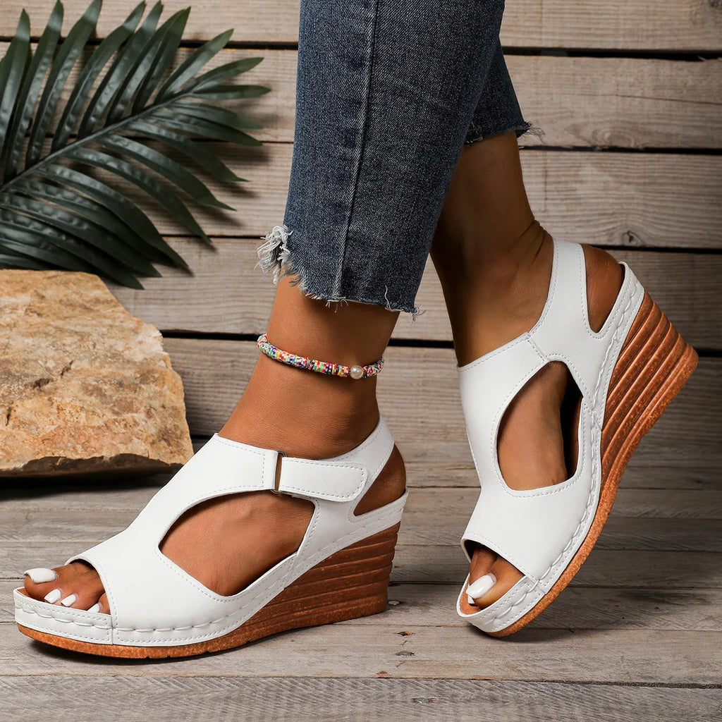 Women Sandals Plus Size 36-43 Shoes for Women Summer Platform Wedges Peep
