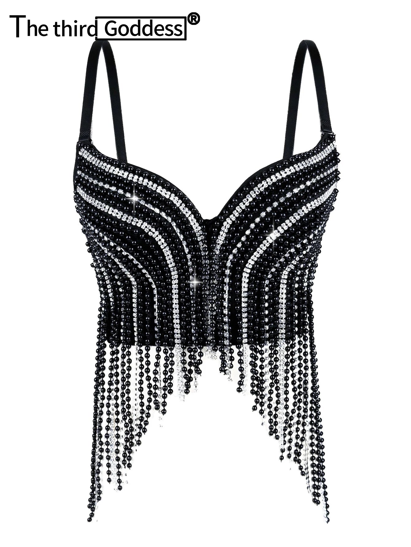 Sexy white rhinestone corset crop top women summer night club party tops woman halter tank top bra bustier hotwife street wear