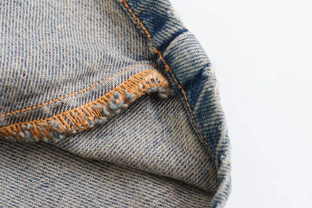 Women Fashion Solid Denim Dress Long Sleeves Female Chic Lady Casual Loose Short Dress