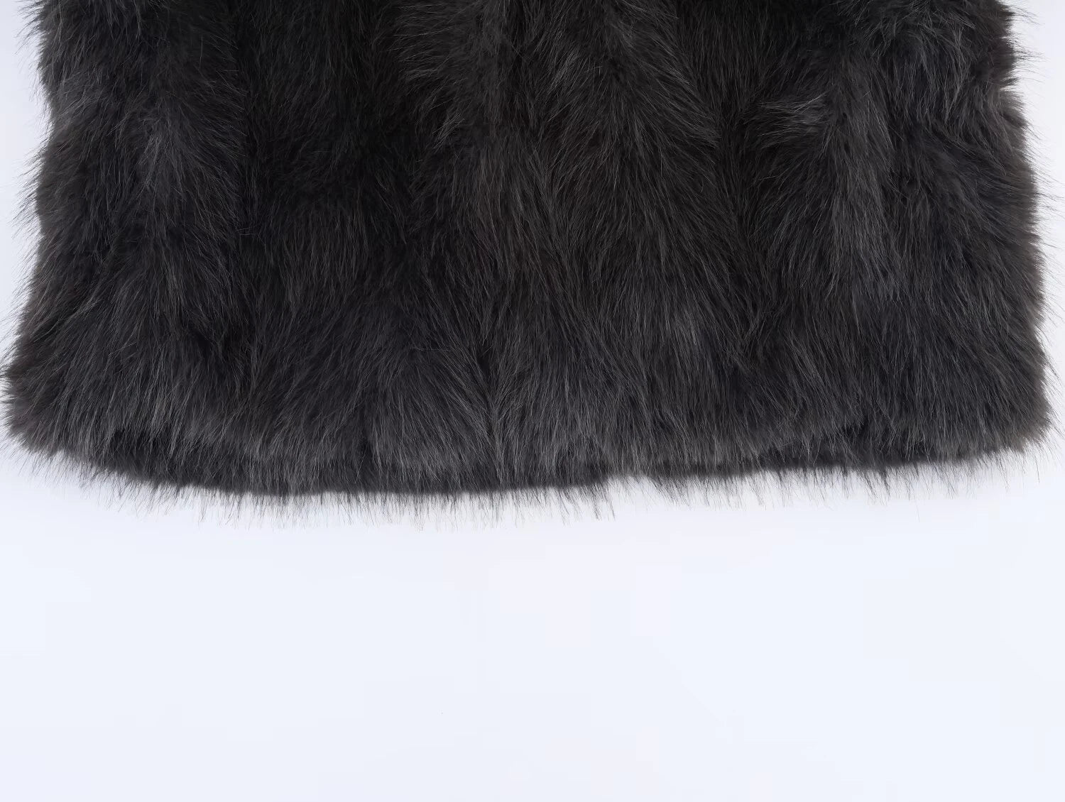 2025 Autumn New Product Women's Stand up Collar Long Sleeve Artificial Fur Effect Short Coat Rope Knot Coat