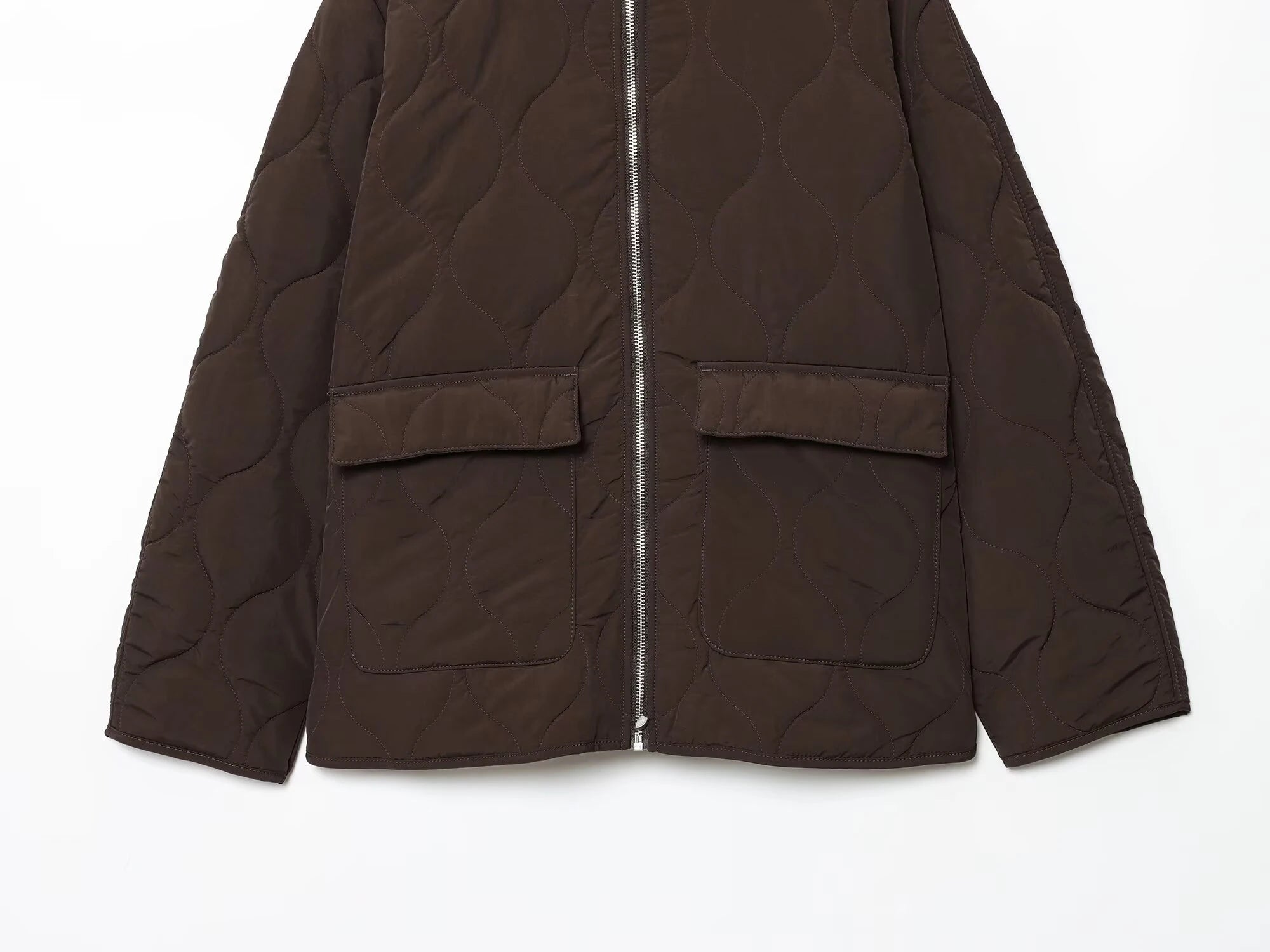 Autumn New Women's Clothing 2025 Fashion Large silhouette Quilted with Thin Cotton Jacket Cotton Jacket