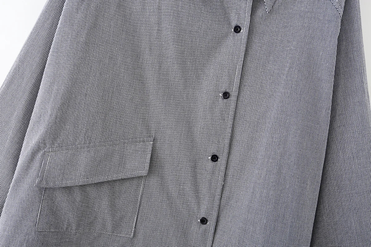 2026 New Women's Designer Cotton High Neck Shirt Jacket Oversized Long Sleeve Minimalist Style Outerwear Top