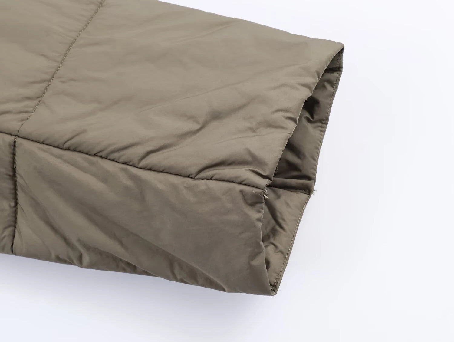 European and American style winter new women's clothing loose casual versatile stand up collar short with belt cotton jacket