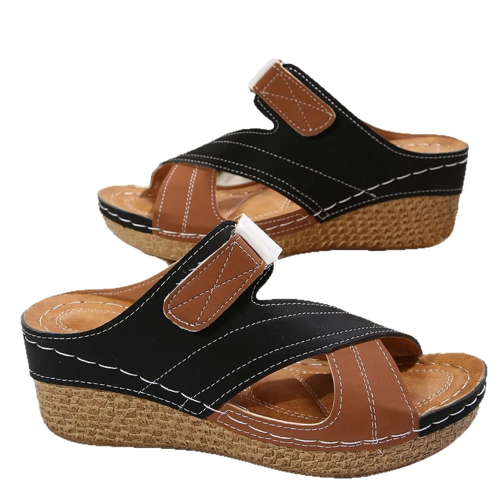 Shoes for Women Plus Size 36-43 Summer Fashion Platform Wedges Comfortable