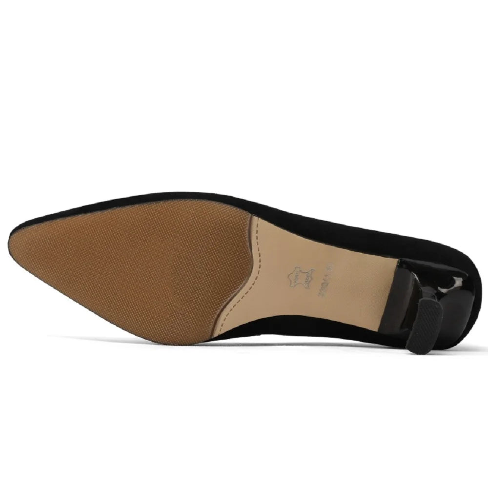 New Spring/Autumn Women Pumps Sheep Suede Leather Shoes Pointed Toe Thin Heel Shoes Shallow Stiletto Shoes 33-43