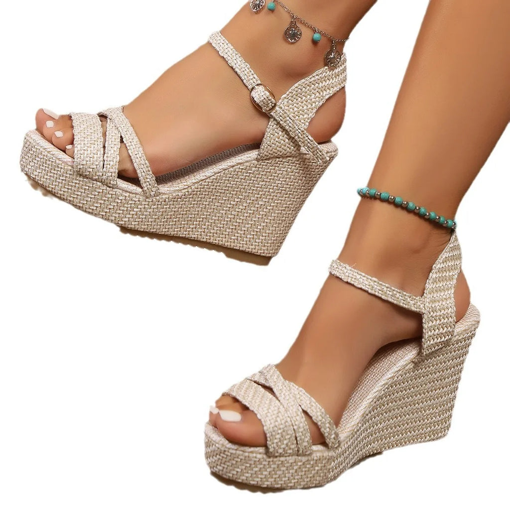 Plus Size 35-42 Elegant Summer Women Platform Sandals Comfortable