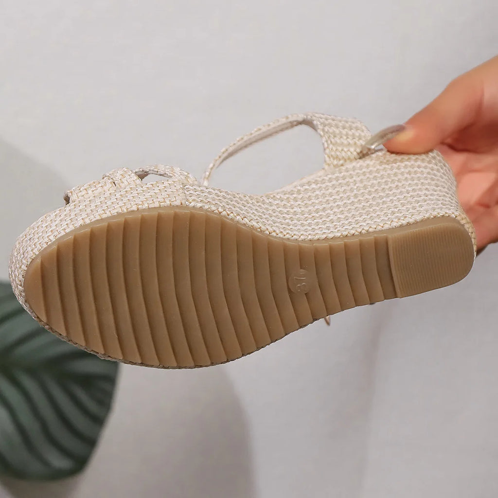 Plus Size 35-42 Elegant Summer Women Platform Sandals Comfortable