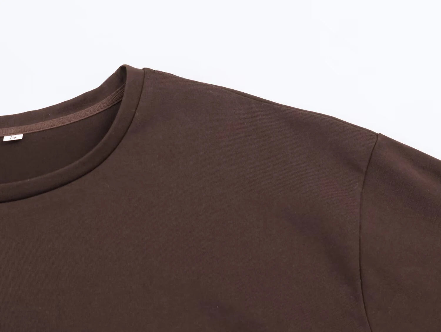 2025 Winter New Women's Cotton Spinning Round Neck Short Sleeve Asymmetric Hemp Splicing Lace Decoration T-shirt