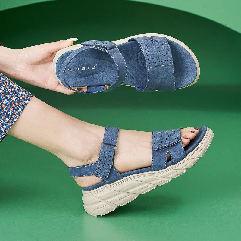 Summer Fashion Women Comfortable Platform Wedges Plus Size Shoes for Women 35-41