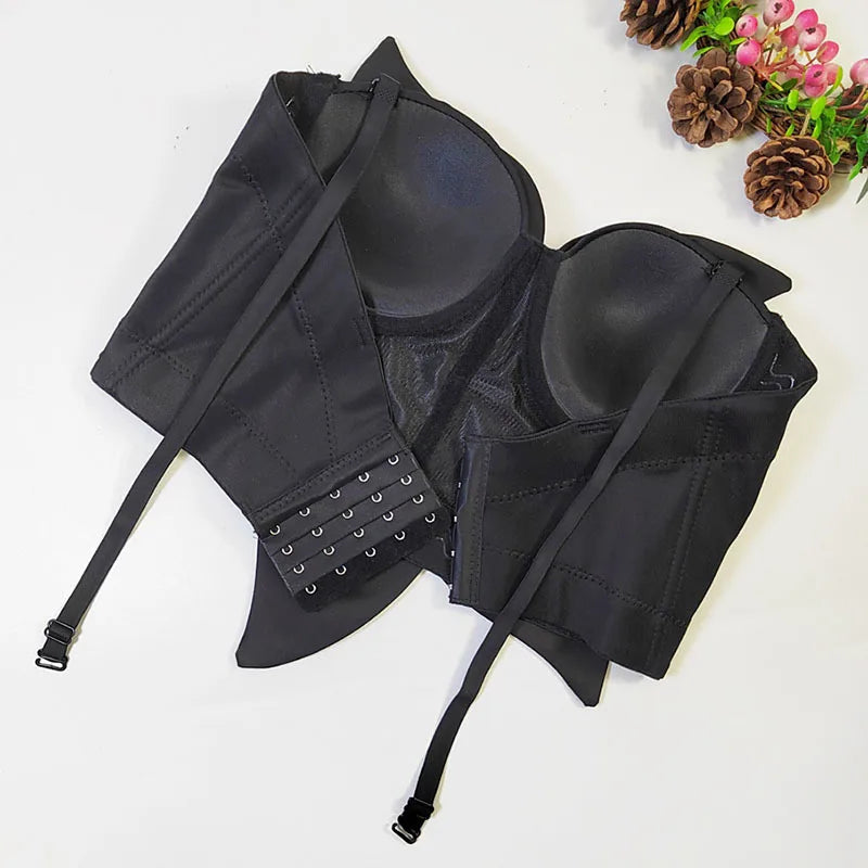 Summer New Fashion Three-dimensional Bow Large Flower Fishbone Camisole For Women Solid Color Tank Tops 11A05166