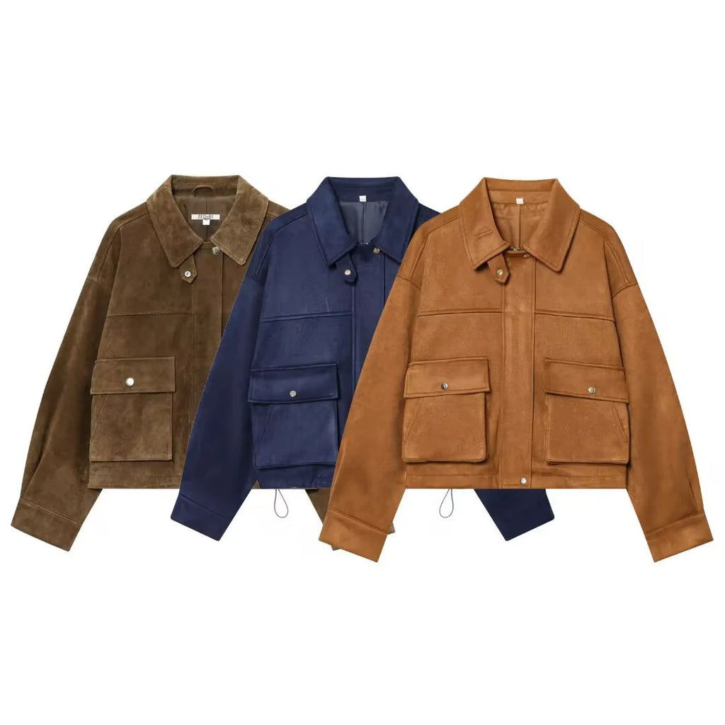 Winter new women's clothing 2025 European and American style fashionable temperament versatile pilot jacket jacket