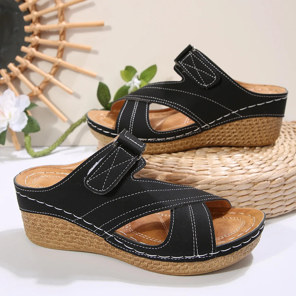 Shoes for Women Plus Size 36-43 Summer Fashion Platform Wedges Comfortable