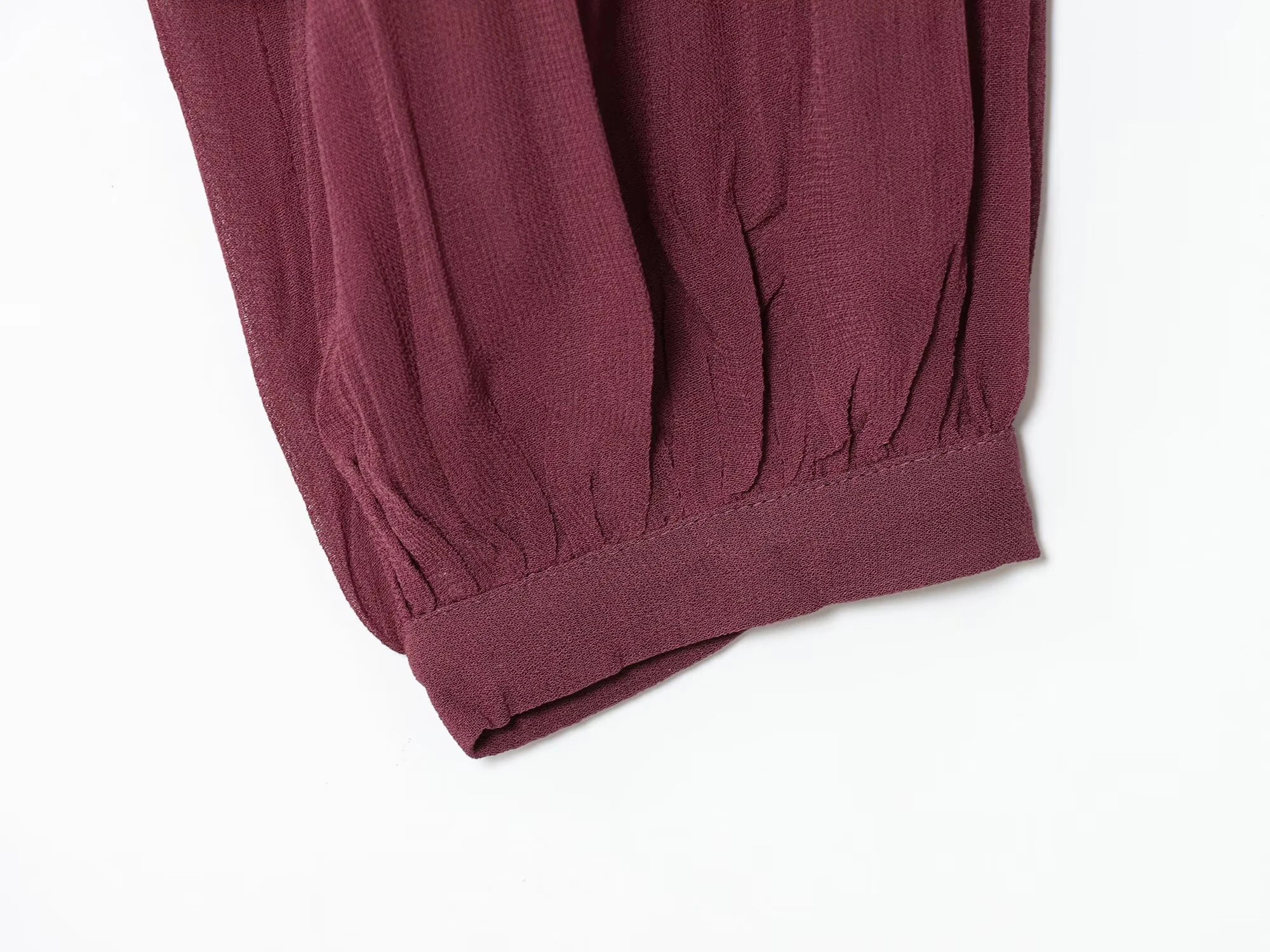 2025 autumn new women's clothing European and American style fashionable ruffled decoration chiffon shirt