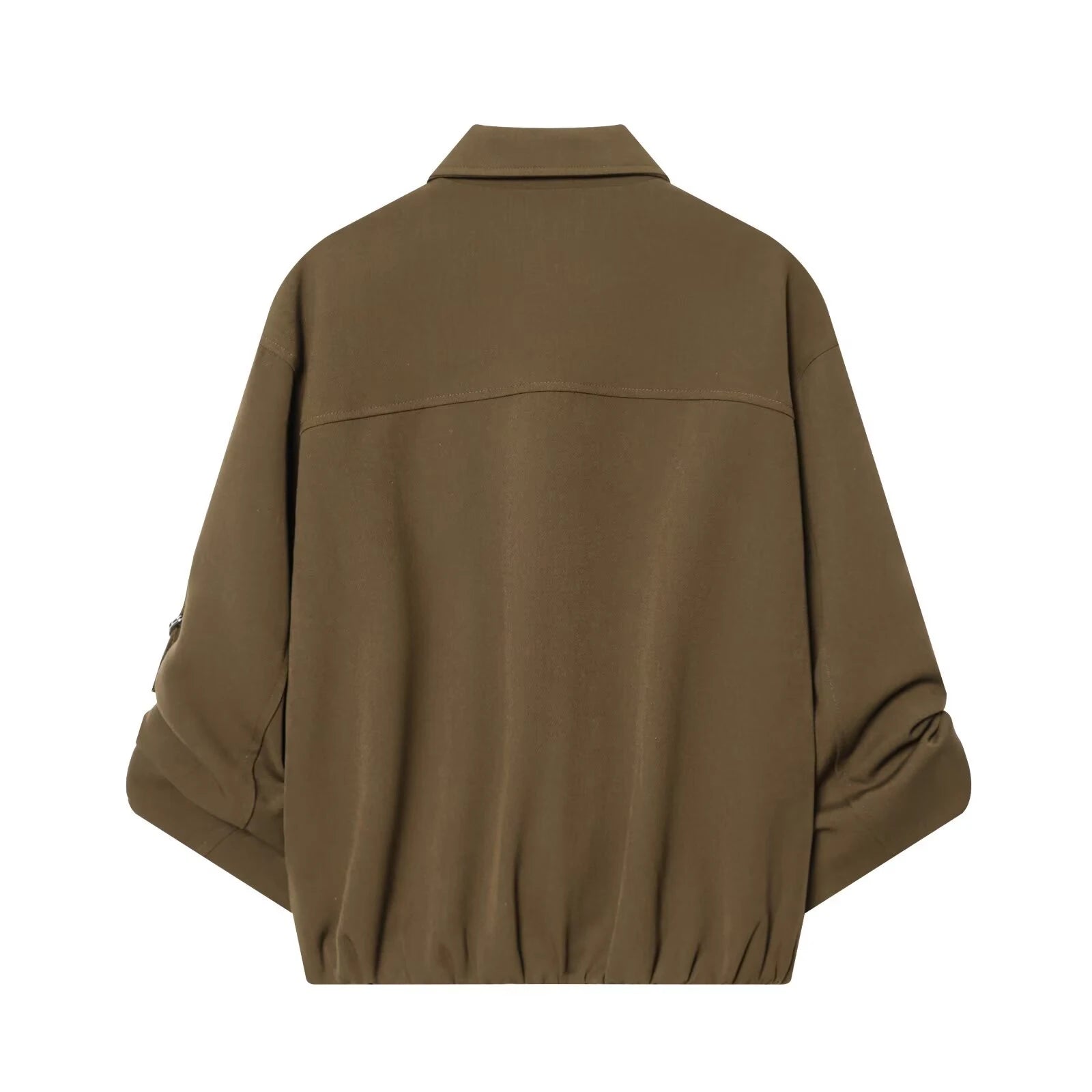 European and American style 2026 spring new product women's collar rolled up sleeves design sense jacket jacket jacket