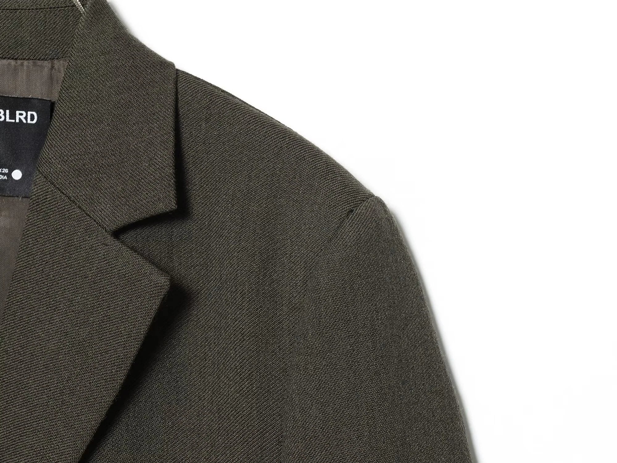 2025 autumn and winter new retro high-end gray green small suit silhouette loose casual temperament suit jacket