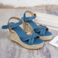 Plus Size 36-42 Shoes for Women 2026 Summer Fashion Women Platform Wedges Sandals