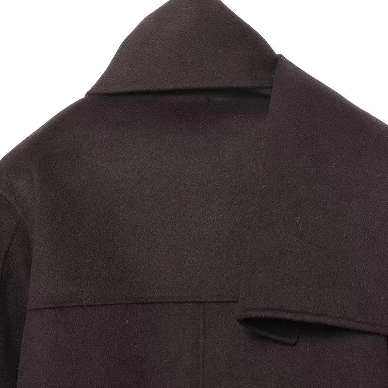 European and American style foreign trade women's clothing new 2025 fashion versatile scarf short coat jacket