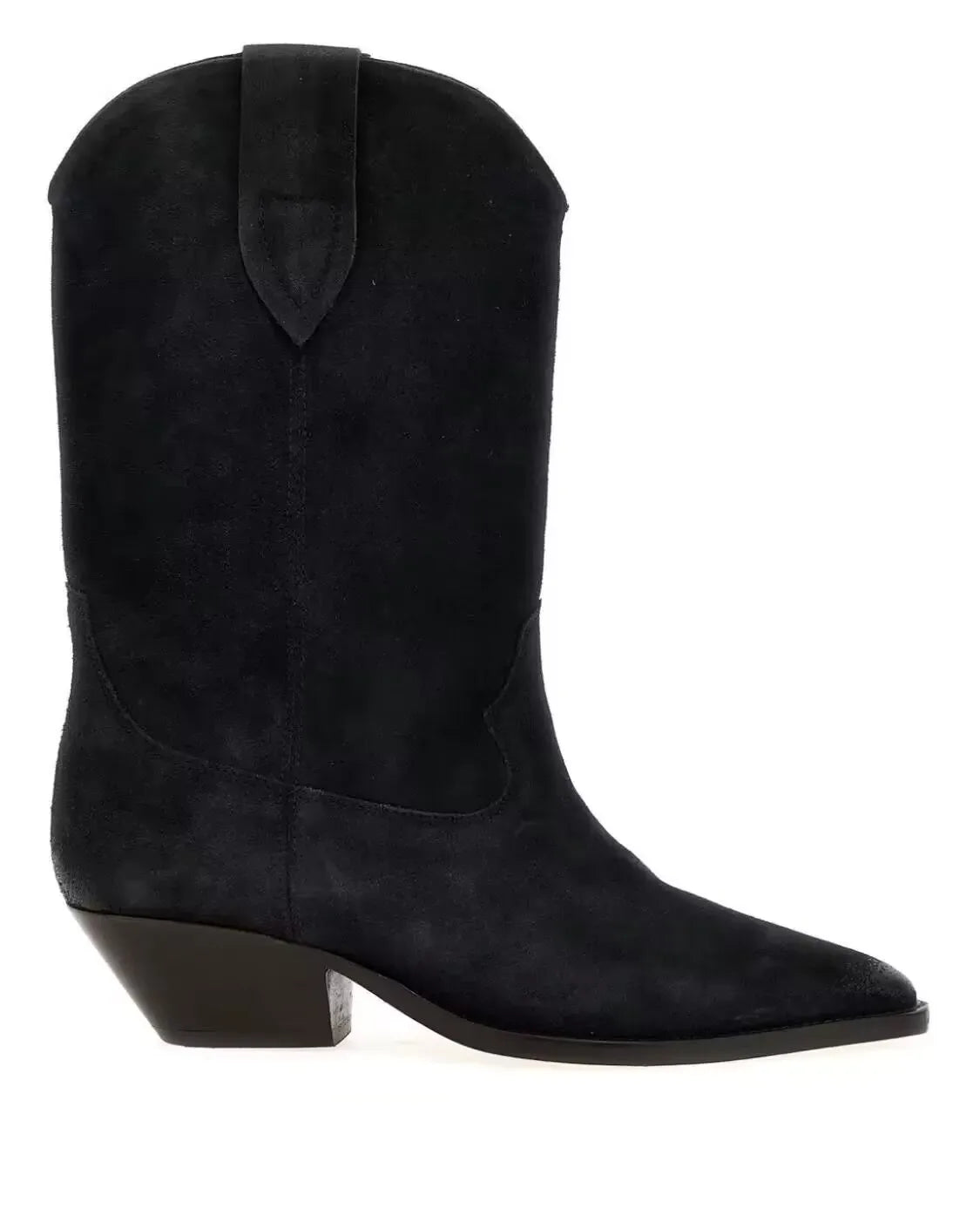 2025 Autumn and winter new women's thick heel high short boots, fashionable pointed casual plus size women's calf boots