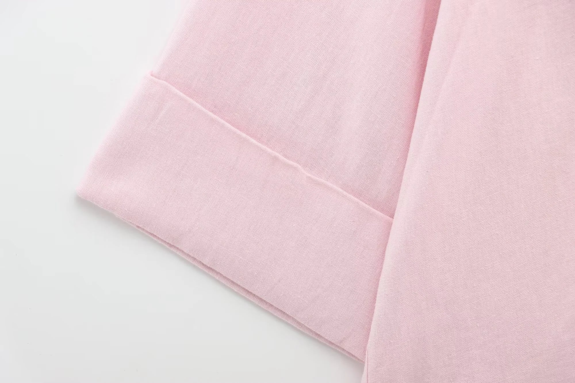 2025 Spring/Summer New Product Women's Clothing Style Light Spring Linen Blended Wide Sleeve Comfortable Shirt