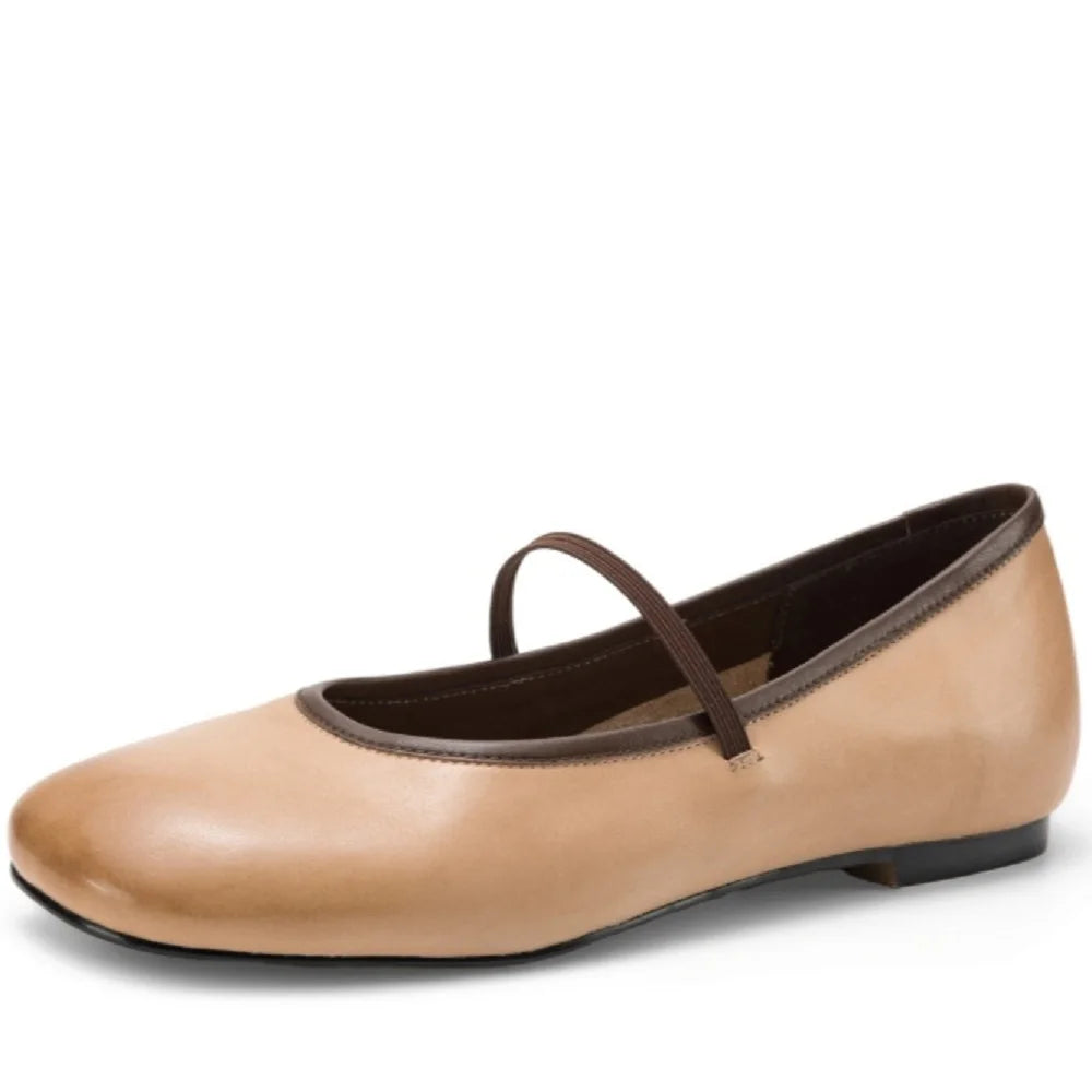 Hot Sales Ballet Flat Shoes For Women Handmade Genuine Leather Round Toe Loafers Female Comfort Leisure Walk Shoe