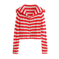 2024 New Women's Clothing European And American Style Fashionable Temperament Casual Versatile Eight Ply Knitted Jacket