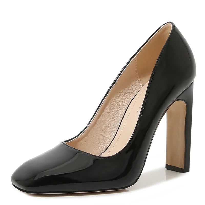 Red Women's Extreme High Heels Shoes White Black Nude Heeled Square Toe Dress Pumps Party Wedding Nightclub Shoes Female