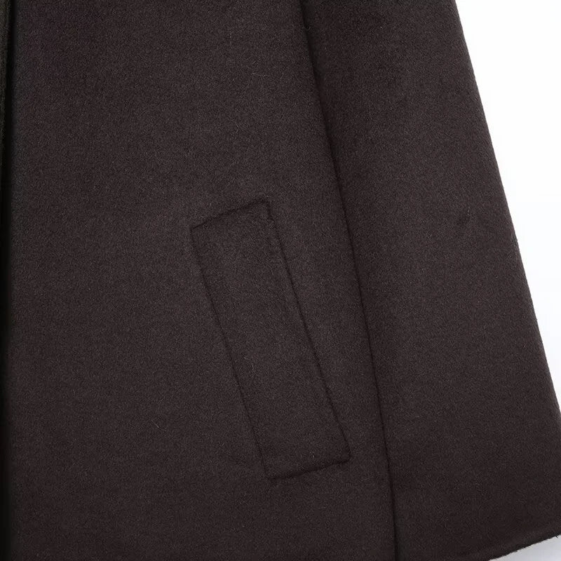 European and American style foreign trade women's clothing new 2025 fashion versatile scarf short coat jacket