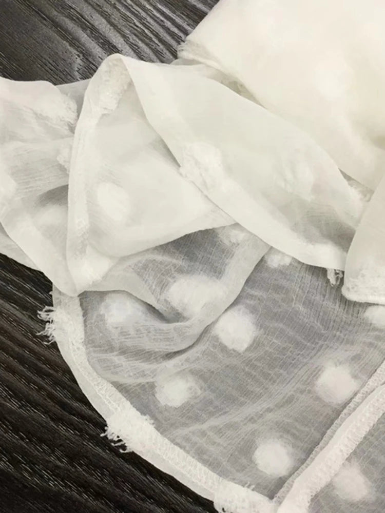 Ruffles Minimalist Shirts For Women Stand Collar Sleeveless Backless Patchwork Zipper Temperament Blouse Female Fashion New