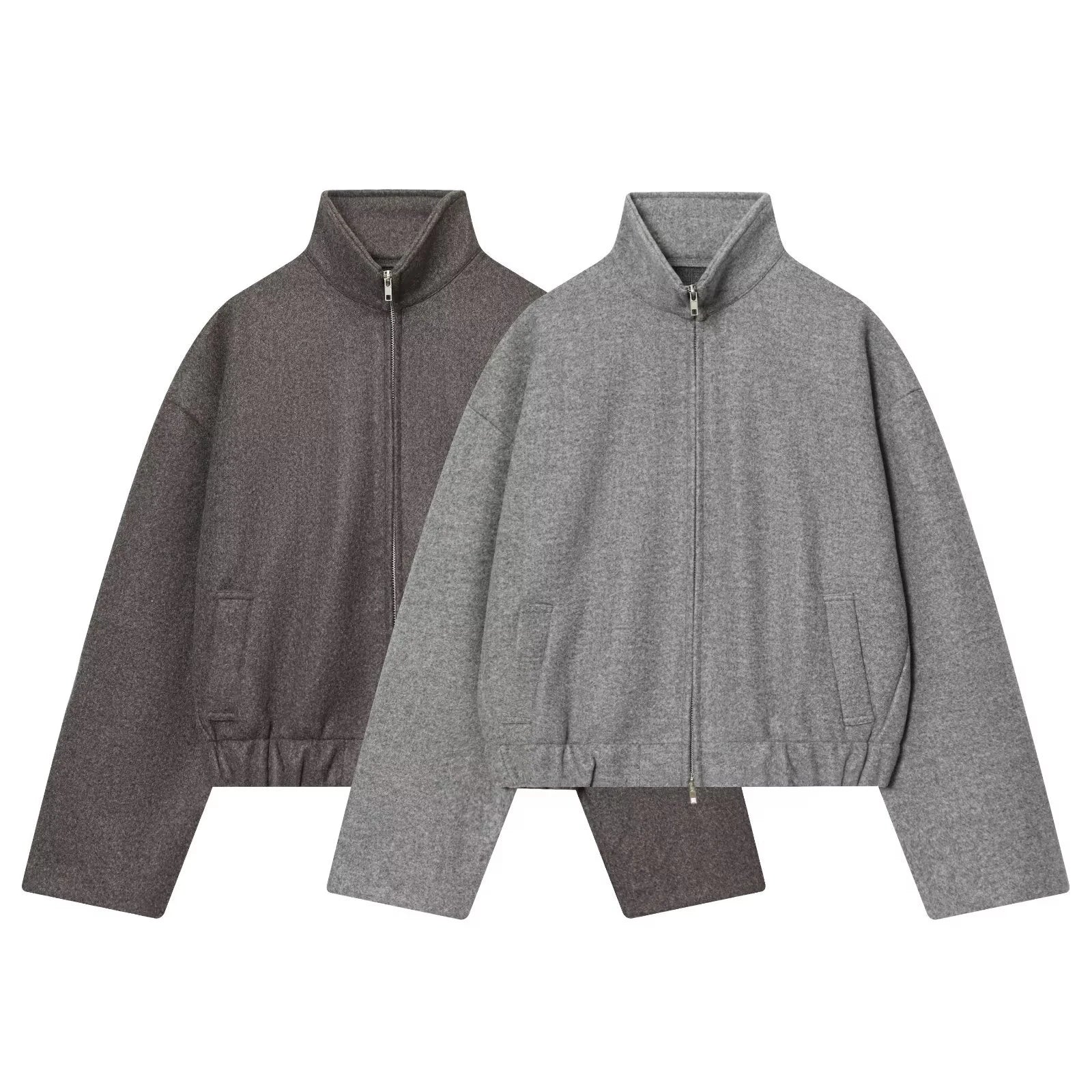 European and American Style 2025 Autumn New Women's Fashion Casual Simple Soft Pilot Jacket Coat