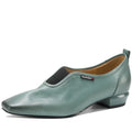 women's Handmade genuine leather Square toe Low high quality soft comfortable elegant ladies daily shoes