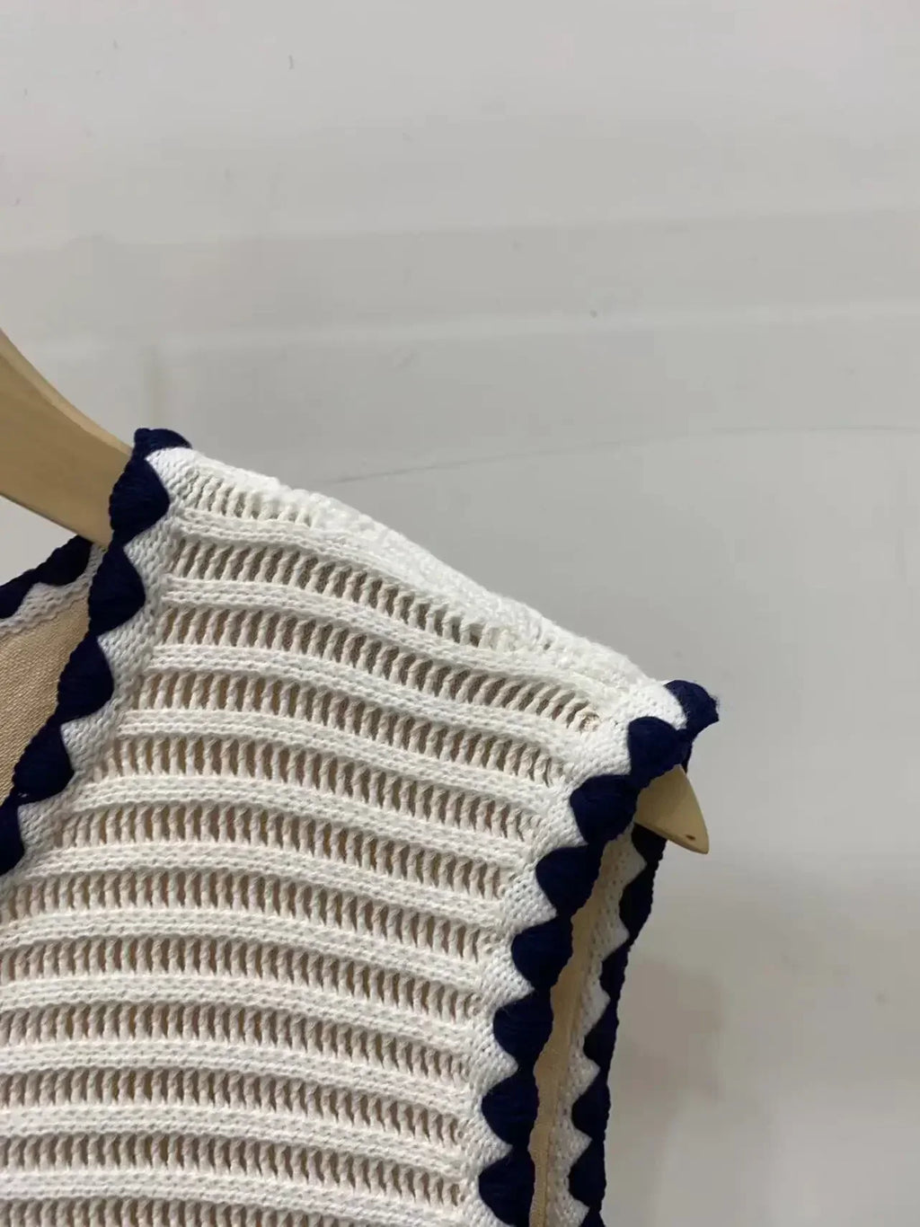 Women's White Knit Sleeveless Dress