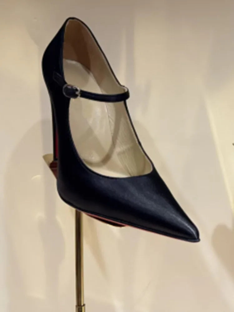 2026 Women's Summer Pointed Stiletto Lace Bow Sandals Fashion Fashion Show Party Wedding Ballet Women's High Heels