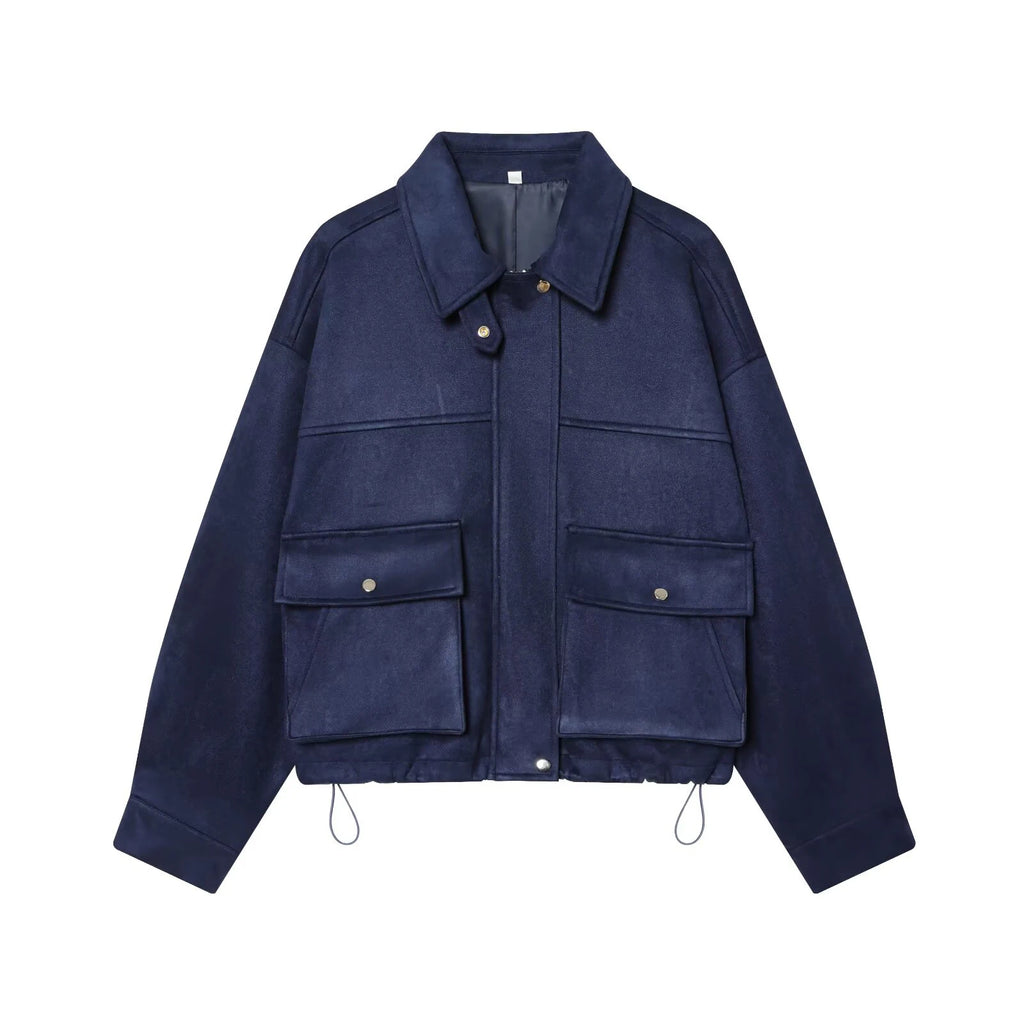 Winter new women's clothing 2025 European and American style fashionable temperament versatile pilot jacket jacket